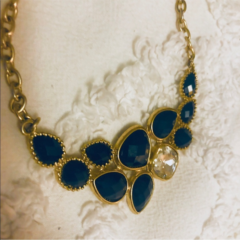 Gold and Emerald colored necklace